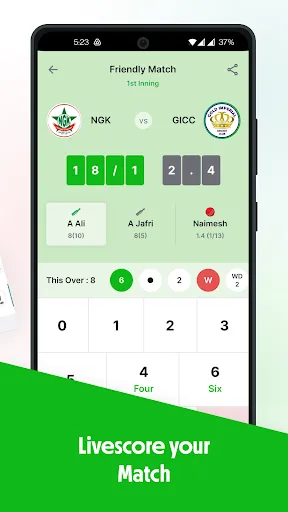 Crickslab: Score & Live stream screenshot 2