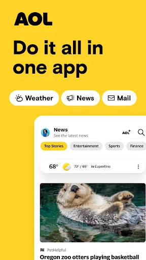 AOL: Email News Weather screenshot 1