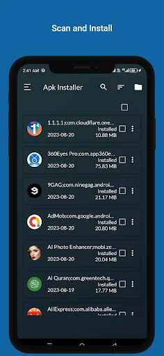 Apk Installer/Manager screenshot 1