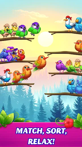 Jungle Bird Sort screenshot 3