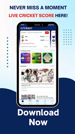 Crickerr: Live Cricket Score screenshot 1