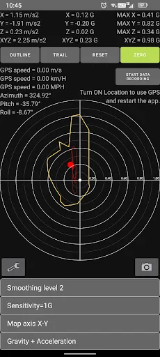 G-meter screenshot 1