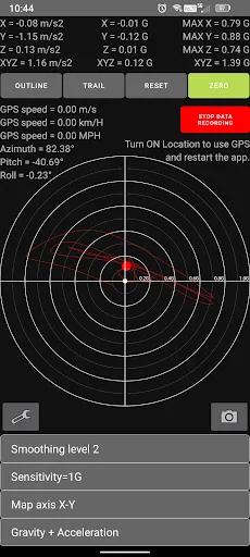 G-meter screenshot 3