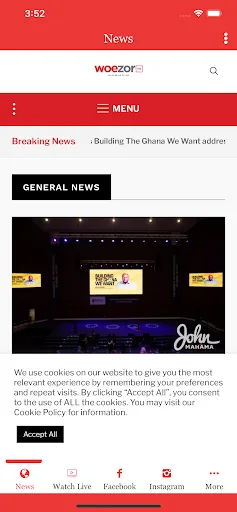 Woezor TV screenshot 1