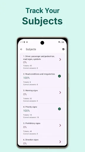 Georgian Traffic Rules - Tests screenshot 5