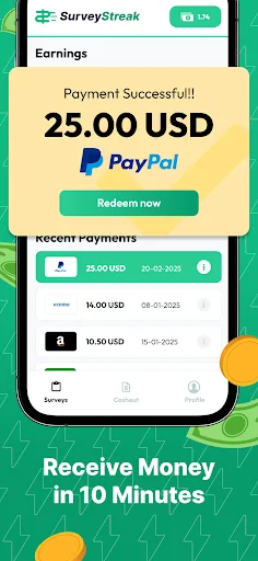SurveyStreak - Earn Money screenshot 4