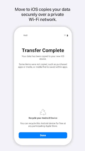Move to iOS screenshot 2
