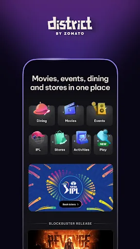 District: Movies Events Dining screenshot 1