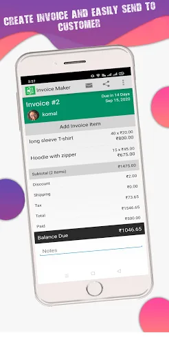 Invoice Maker screenshot 2