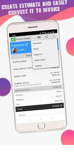 Invoice Maker screenshot 3
