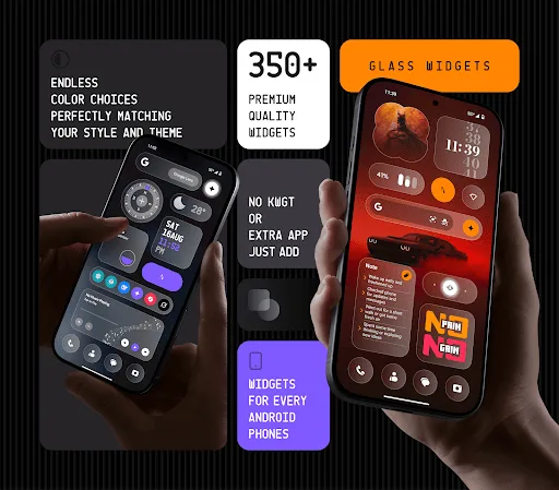 Glass Widgets screenshot 1