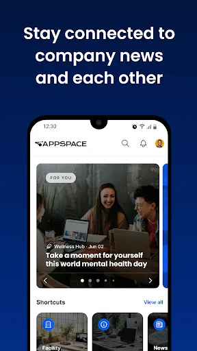 Appspace screenshot 1