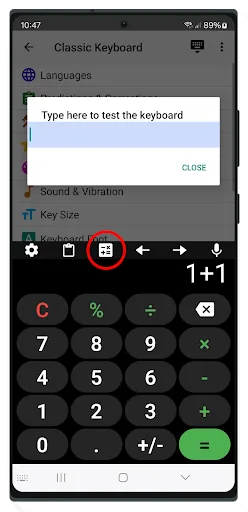 Classic Big Keyboard screenshot 4