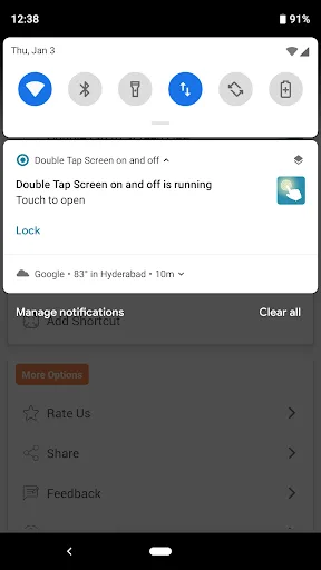 Double Tap Screen on and off screenshot 3