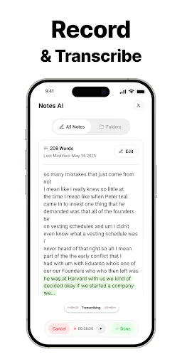 Notes AI: Note Taker, Notebook screenshot 2