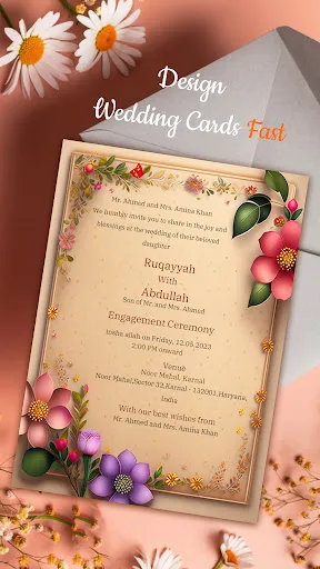 Wedding Invitation Maker screenshot 1