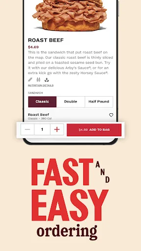 Arby's Fast Food Sandwiches screenshot 2