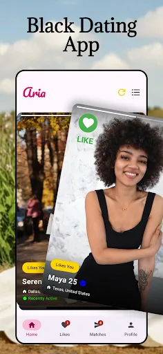 Aria: Black Singles Dating App screenshot 1