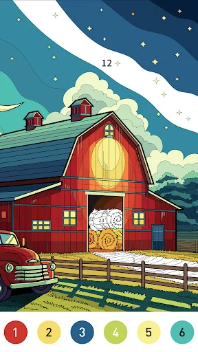 Nostalgia Color by number game screenshot 2