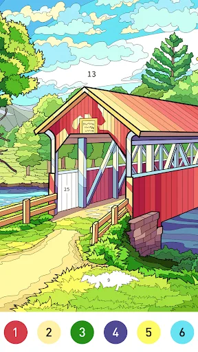 Nostalgia Color by number game screenshot 4