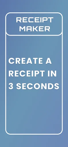 Receipt Maker: PDF Generator screenshot 1