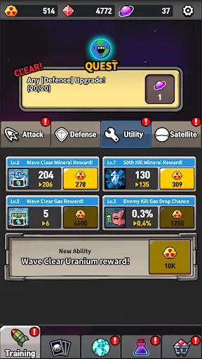 Earth Defense : Idle RPG screenshot 5