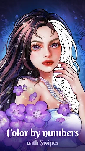 Colorswipes® - Color by Number screenshot 1