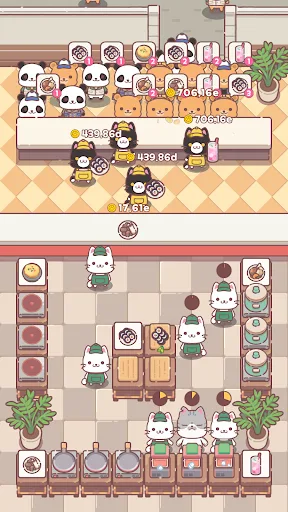 Idle Food Cafe : Genius Chef screenshot 5