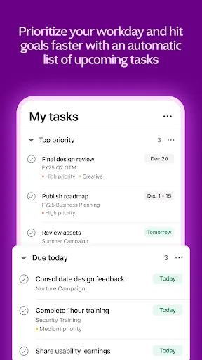 Asana: Work Management screenshot 4