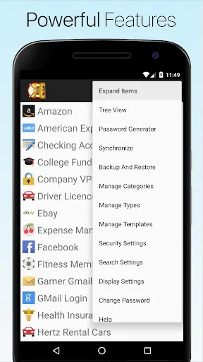 DataVault Password Manager screenshot 2