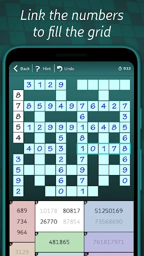 Astraware Number Cross screenshot 1