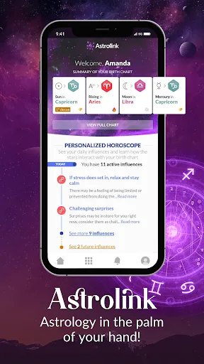 Astrolink: Birth Chart screenshot 1