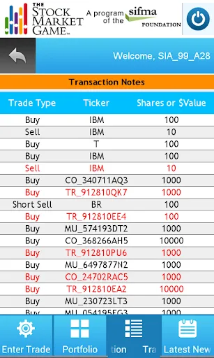 The Stock Market Game (SMG) screenshot 4