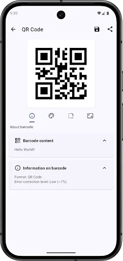 Scanner: QR Code and Products screenshot 1