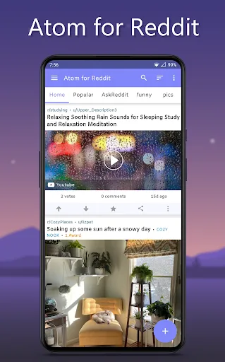 Atom for Reddit screenshot 1