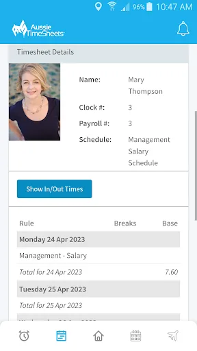 My Workforce TNA screenshot 4