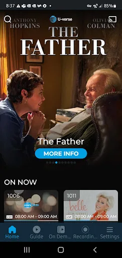 U-verse screenshot 1