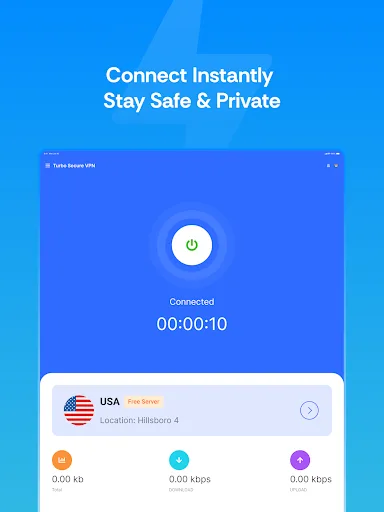 Turbo Secure VPN: Fast Proxy screenshot 5