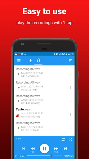 AudioRec - Voice Recorder screenshot 4