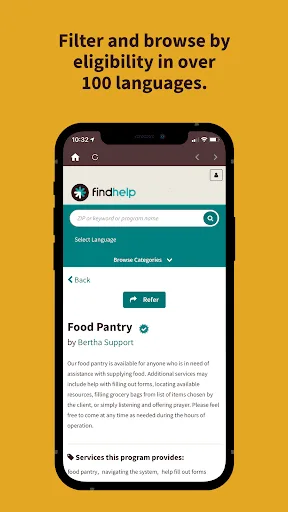 findhelp screenshot 3