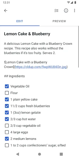 Simplenote screenshot 1