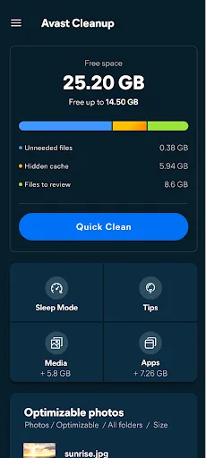 Avast Cleanup – Phone Cleaner screenshot 1