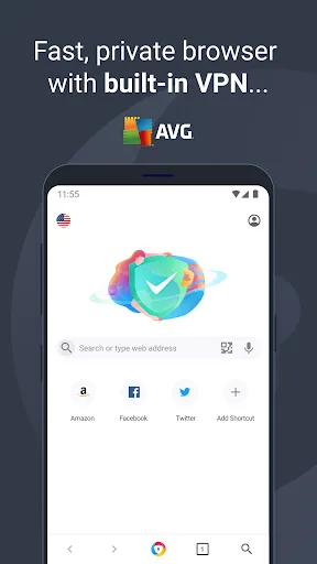 AVG Secure Browser screenshot 1