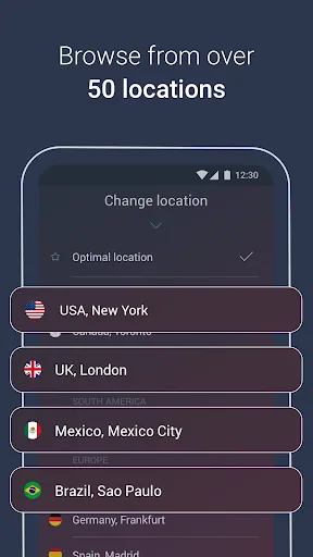 AVG Secure VPN Proxy & Privacy screenshot 4