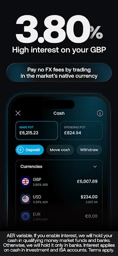 Trading 212: Stocks, ETFs, ISA screenshot 5