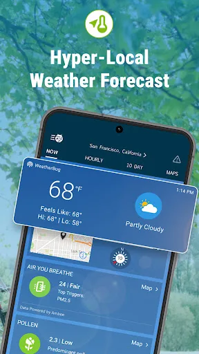 WeatherBug: Weather Forecast screenshot 2