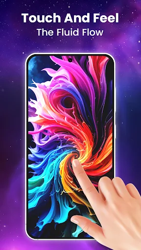 Fluid Magic: 3D Live Wallpaper screenshot 2
