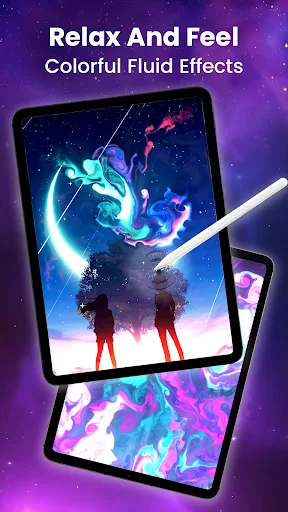 Fluid Magic: 3D Live Wallpaper screenshot 5