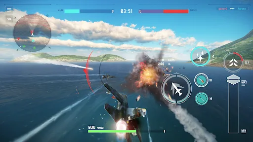 Sky Combat 2: Air Combat PvP screenshot 2