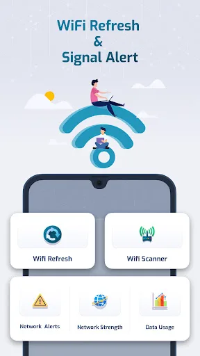 WiFi Refresh & Signal Alert screenshot 1